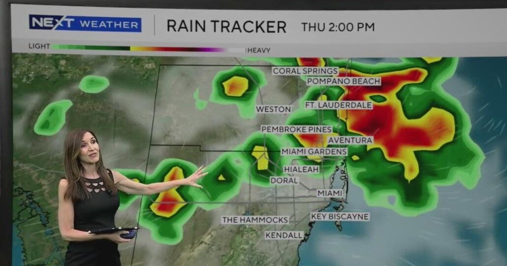 Hot and hazy across South Florida, showers in the afternoon – CBS News