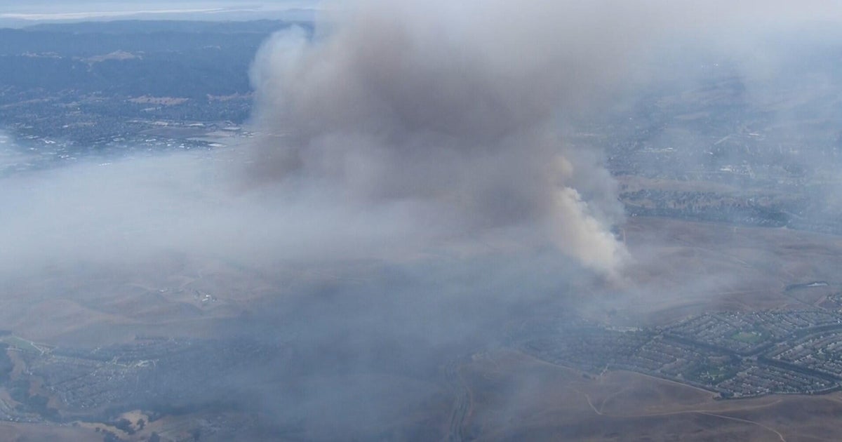 Parks Fire Spreads Over 40 Acres Near Dublin, San Ramon