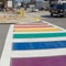 Rainbow crosswalks in Florida painted over