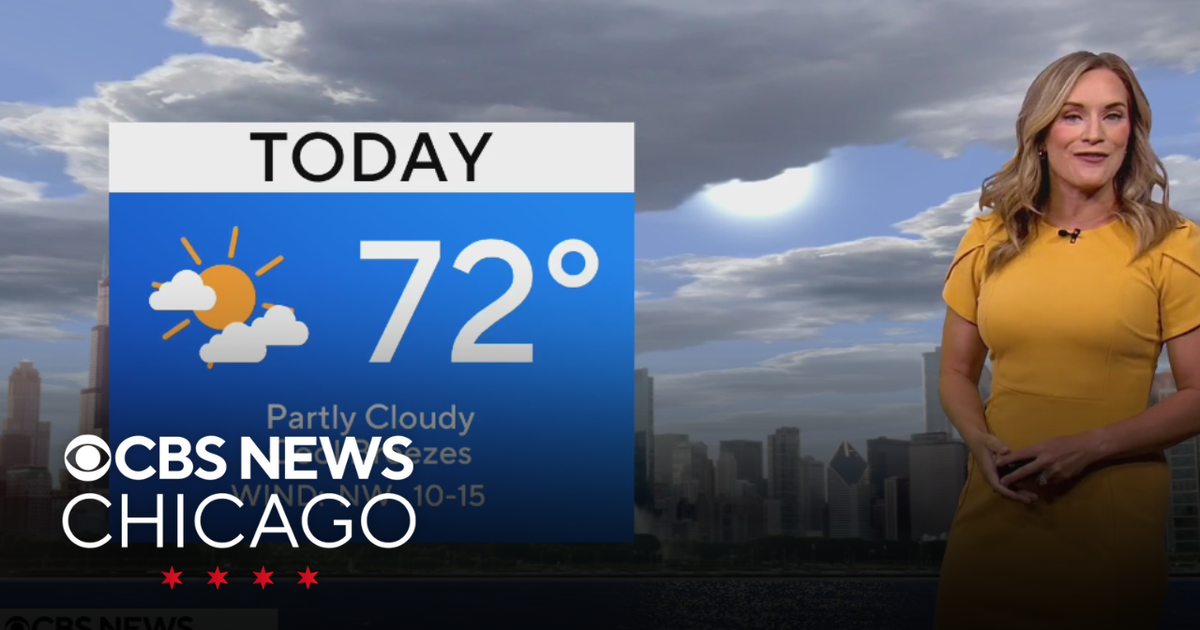Highs in the 70s on Monday in Chicago - CBS Chicago