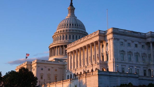 The U.S. Capitol Building is seen at sunset on a clear, spring day on May 31, 2025 in Washington, DC. 