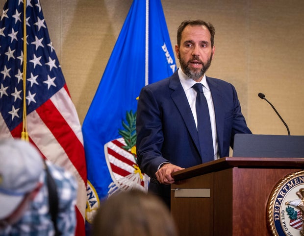 Special Prosecutor Jack Smith addresses reporters aft his expansive assemblage has issued much indictments of erstwhile President Donald Trump connected August 01 successful Washington, DC.