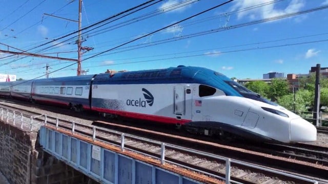 Amtrak's Acela Train in Baltimore 