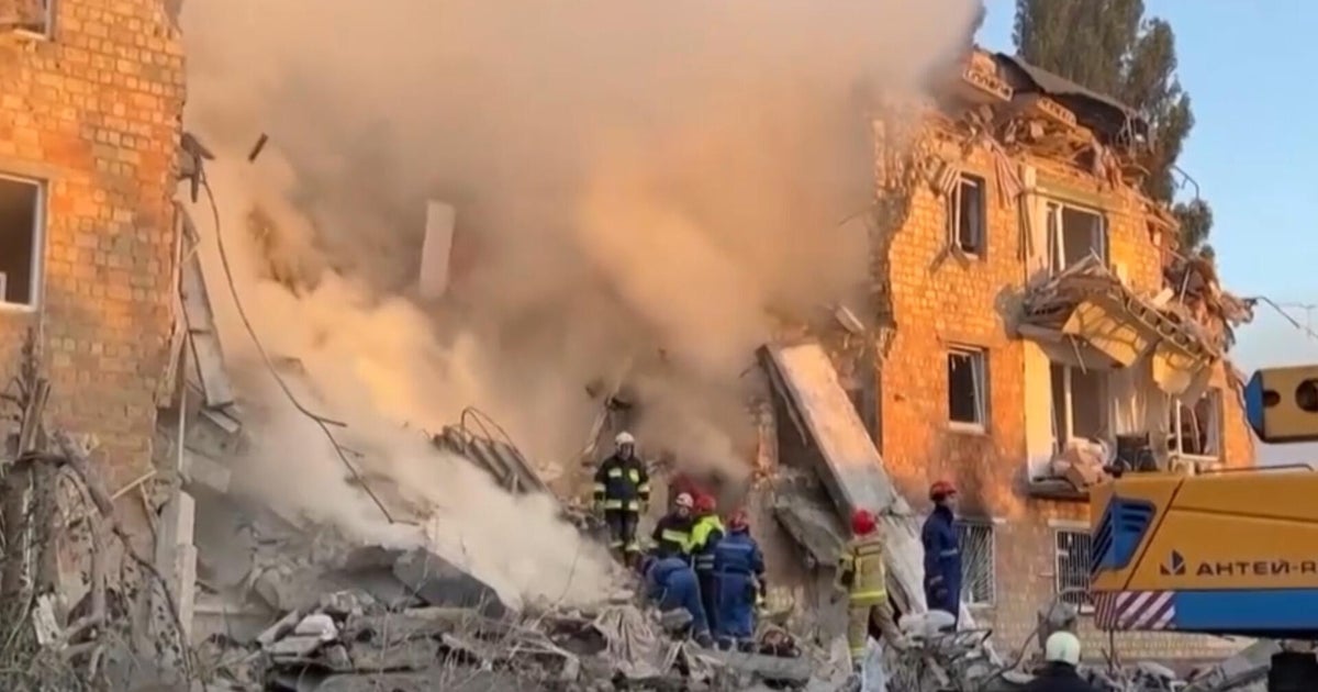 Russia blasts Kyiv with massive drone, missile attack - CBS News