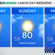 Partly sunny, dry Thursday; pleasant Labor Day weekend weather ahead 