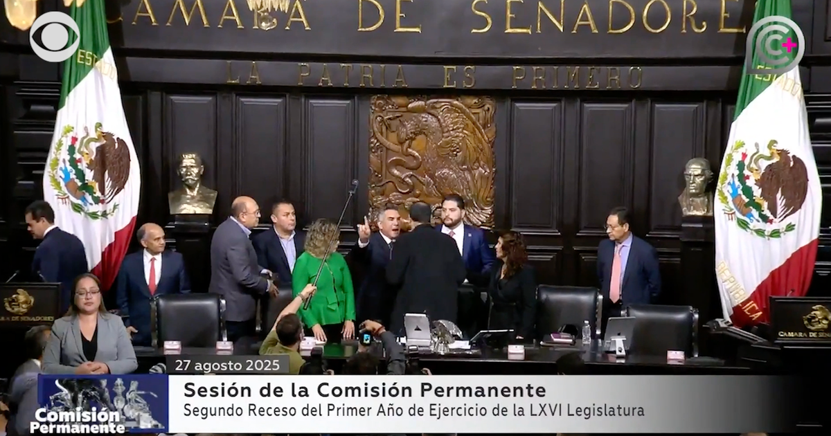 Battle breaks out in Mexican senate as session ends
