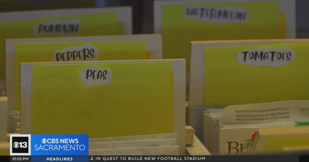 Stockton library has fully stocked free seed program from all members