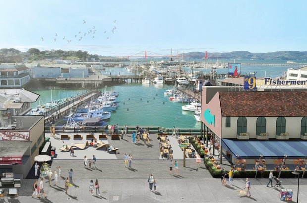 San Francisco Fisherman's Wharf proposed plaza 