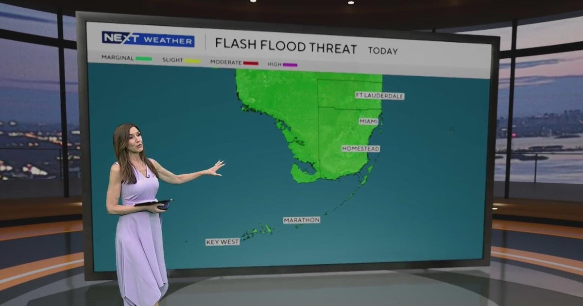 More rounds of rain to roll through South Florida – CBS News