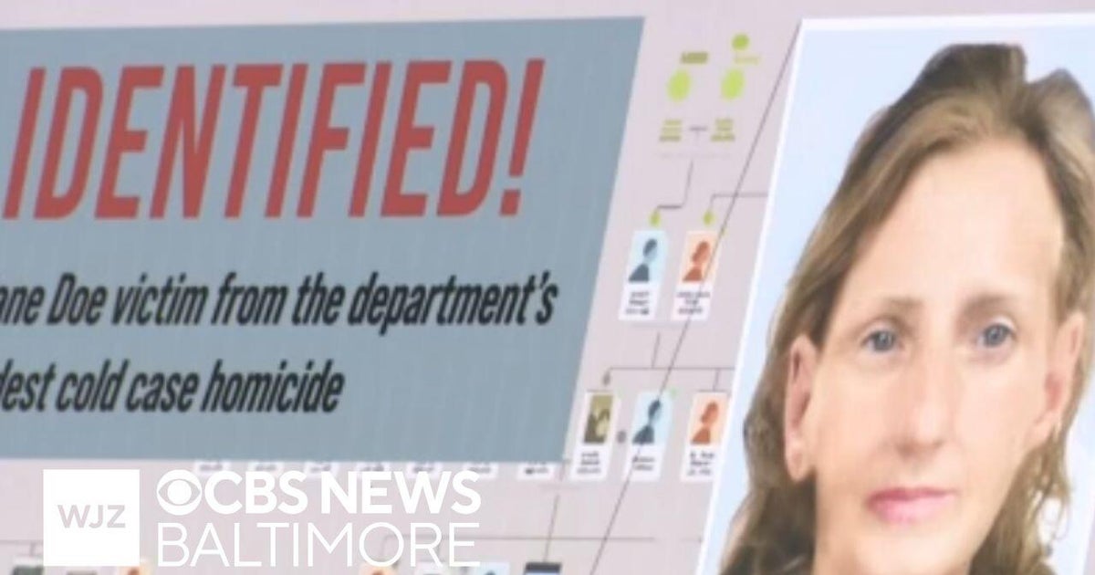 Howard County Police identify oldest cold case in the county - CBS ...