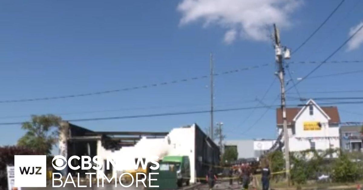 Commercial laundry business in Baltimore destroyed by fire