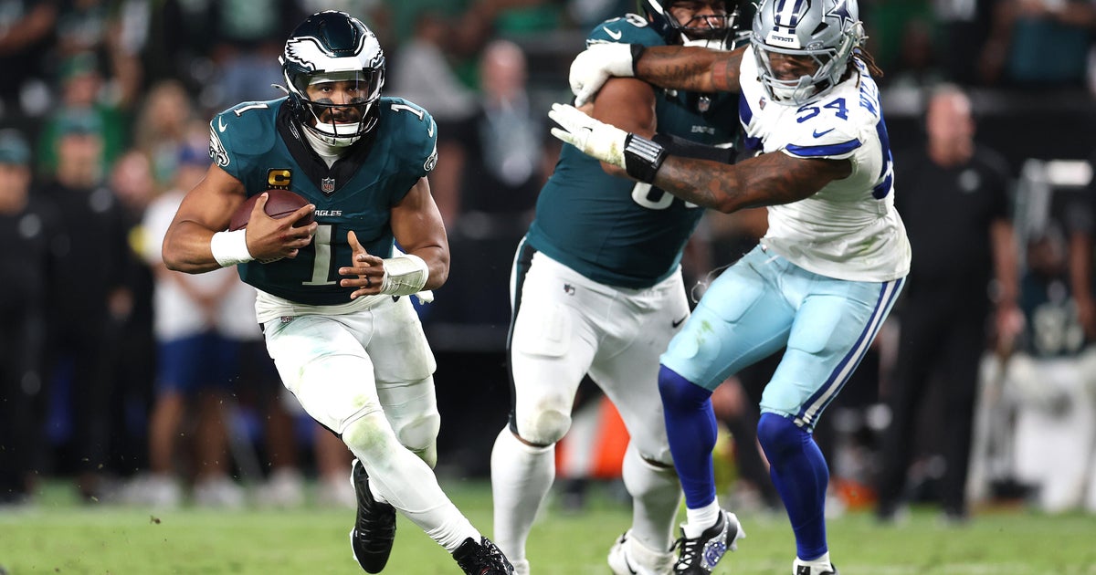NFL season opens with defending champ Eagles edging Cowboys in game with hour-long lightning-related delay