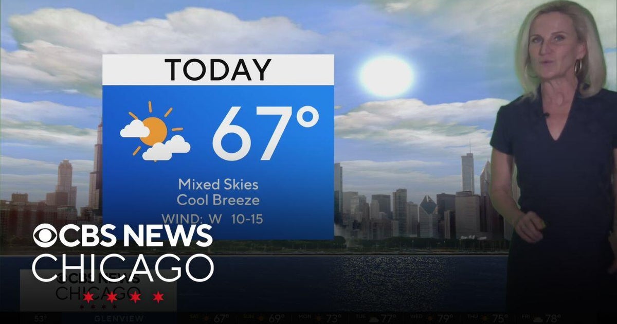Cooler than normal all weekend for Chicago - CBS Chicago