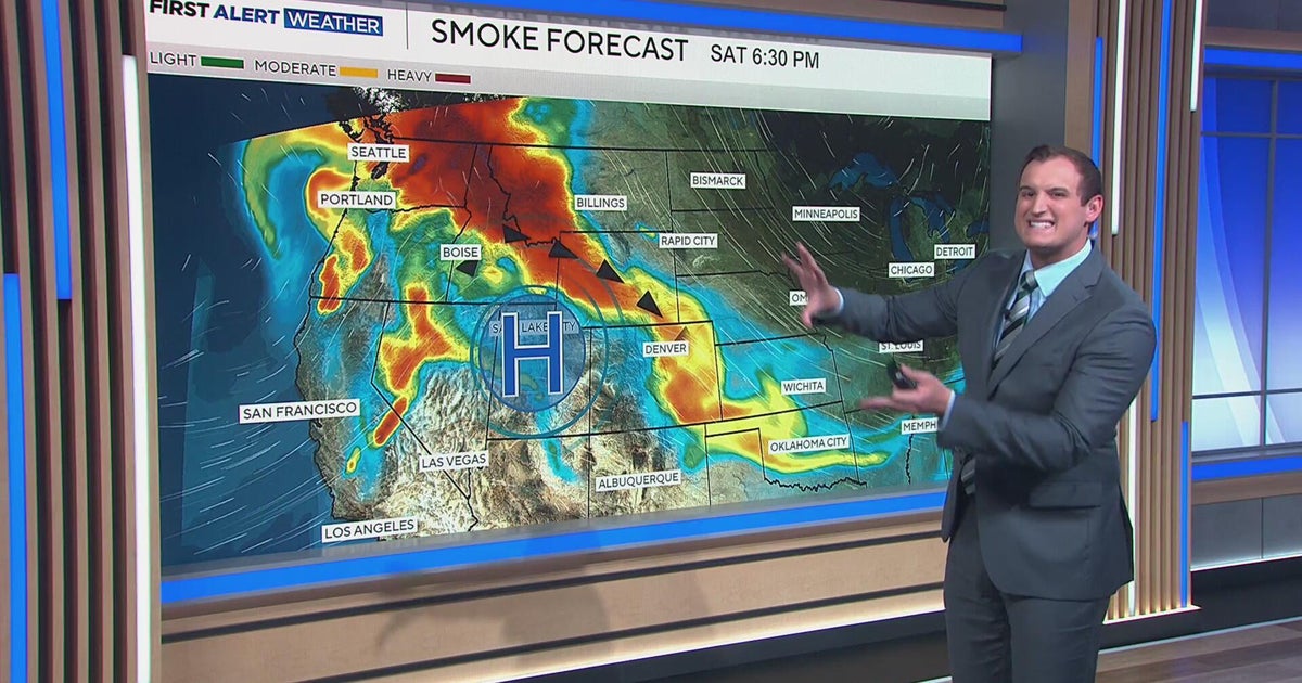 Wildfire smoke clears as temperatures climb in Denver - CBS Colorado