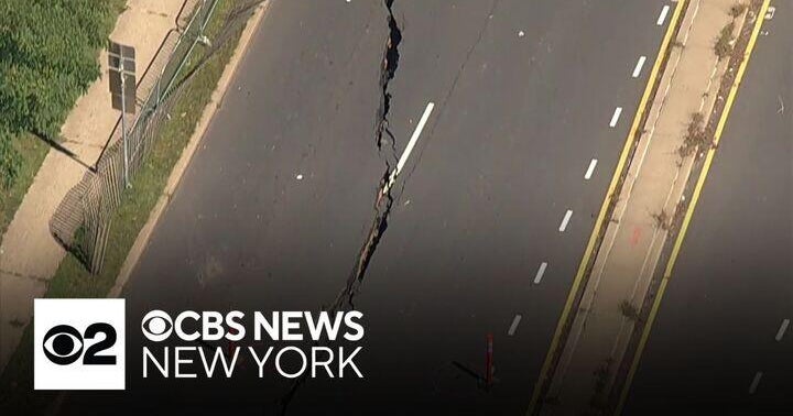 Major Road Crack Forces Evacuations, Closures Middlesex County NJ