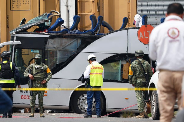 Mexico Train Crash 
