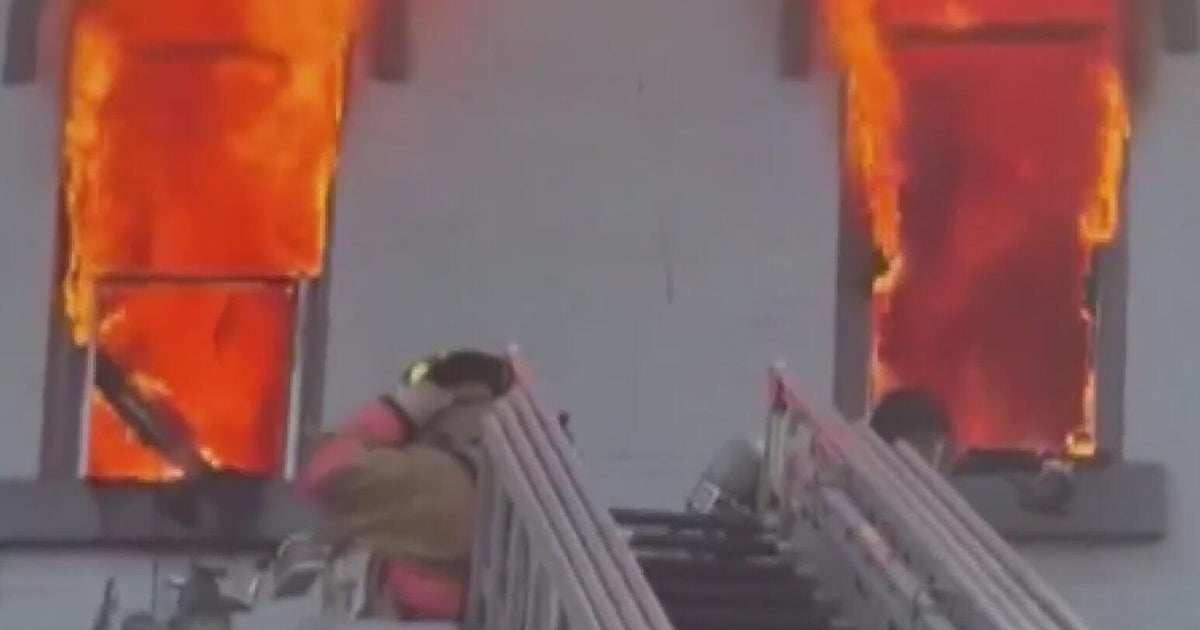 Large fire breaks out above Kittanning, Pennsylvania, business