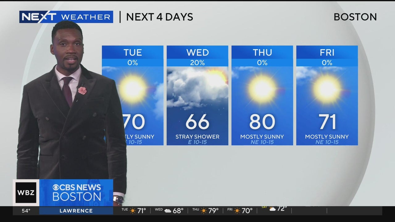 Next Weather: WBZ mid-morning forecast for September 9, 2025