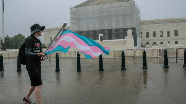Transgender Rights Advocates Rally Against The Supreme Court's Ban On Gender-Affirming Youth Care 