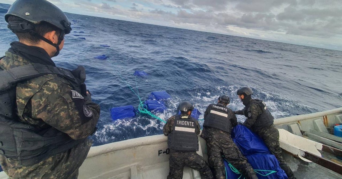 1.4 tons of cocaine found floating in Pacific Ocean 1,000 miles off coast of El Salvador