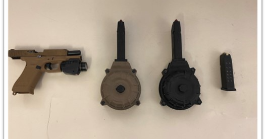 Man charged after illegal gun, ammunition found during traffic stop in ...