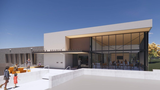 Baltimore County Library Woodlawn Branch Renderings 