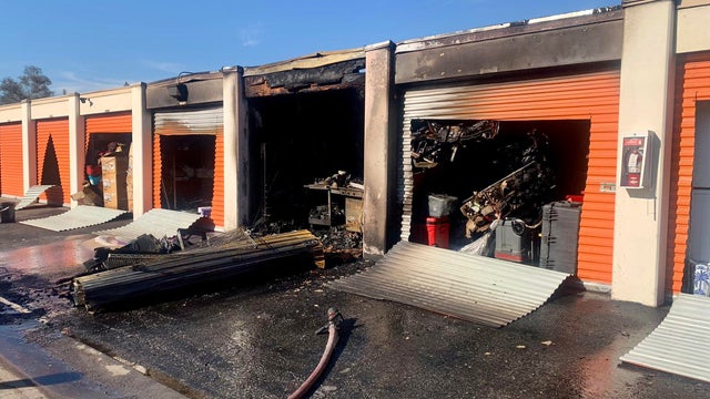 San Jose storage business fire 