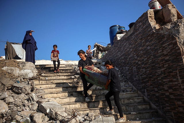 Israeli Airstrike In Gaza, Palestine 