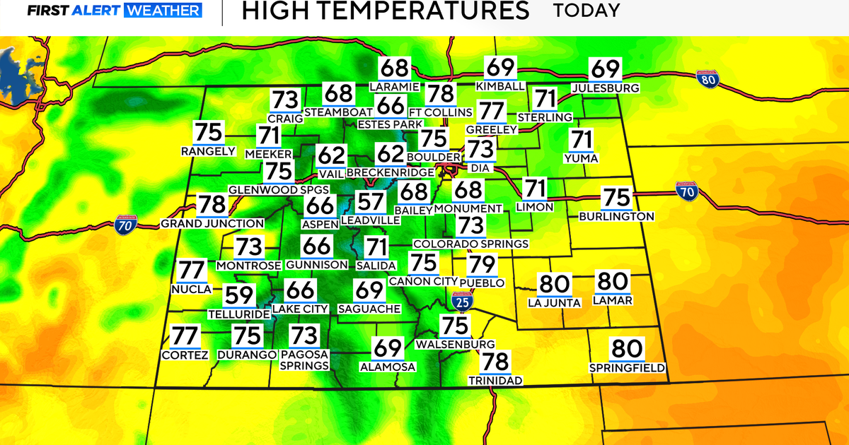 Brief warmup tomorrow before another cold front moves through Colorado ...