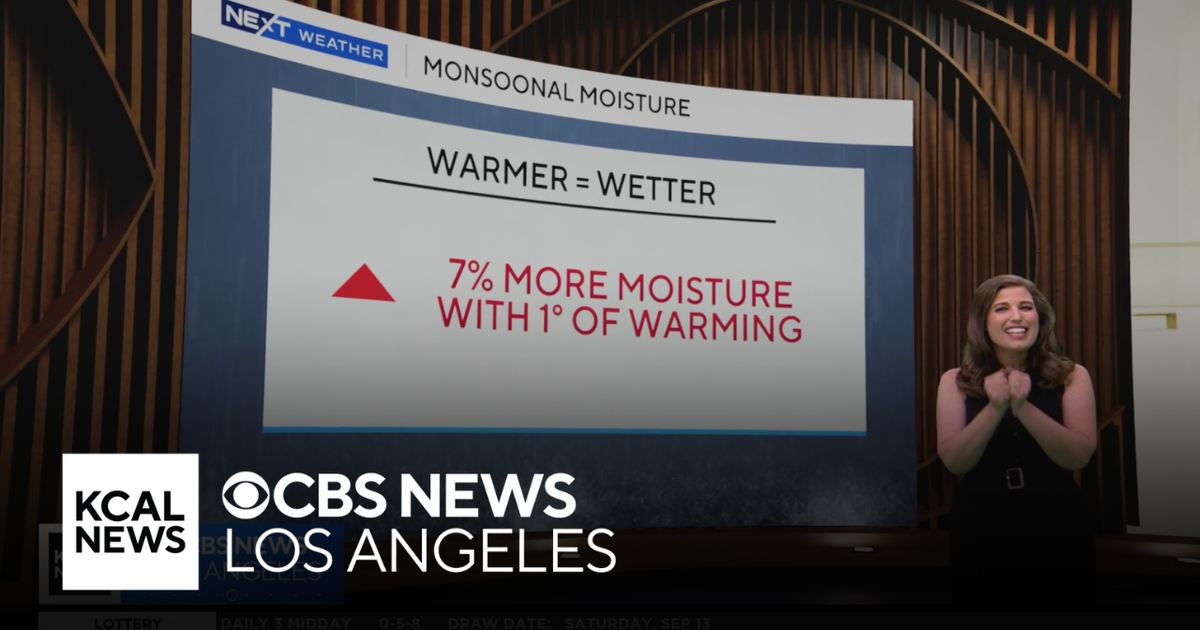 Climate change's affect on monsoonal moisture in Southern California ...