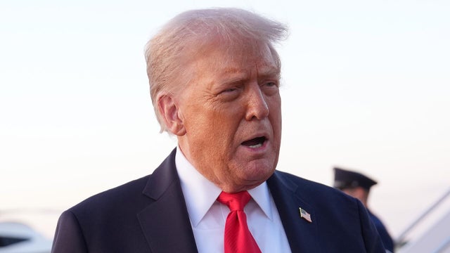 President Trump Travels To New York To Attend U.S. Open Finals 