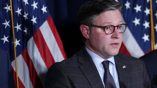Speaker of the House Mike Johnson speaks during a press conference following the House Republicans weekly caucus meetings on Capitol Hill on Sept. 9, 2025 in Washington, DC. 