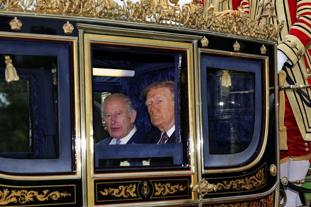 U.S. President Trump's state visit to Britain 