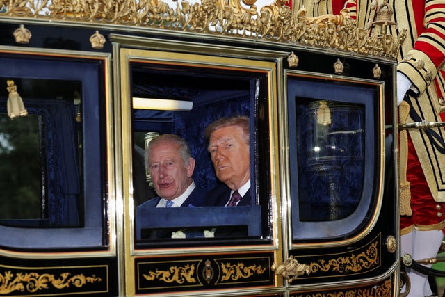 Trump attends banquet dinner with King Charles during second state visit to  U.K.