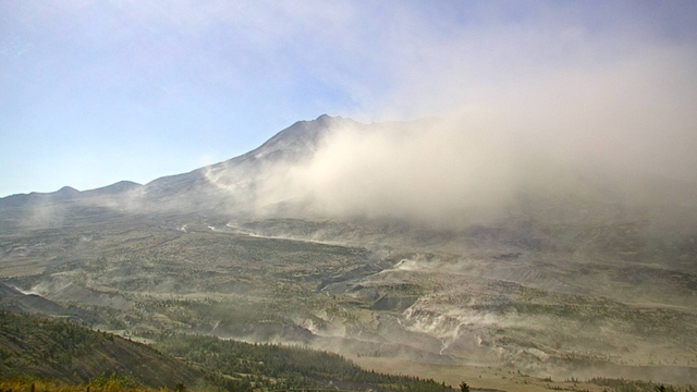                        Ash from deadly 1980 eruption is swirling around Mount St. Helens                   