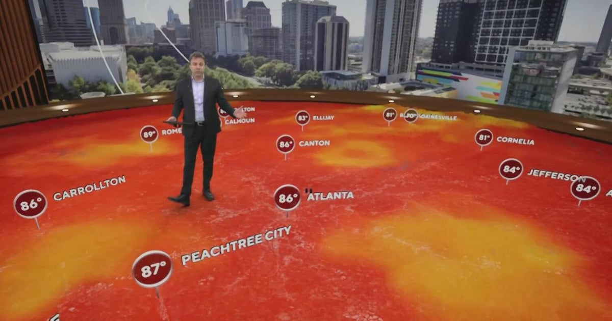 Temperatures heating up across North Georgia - CBS Atlanta