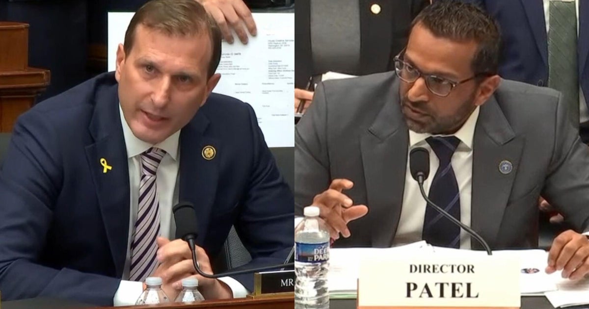 Watch: Rep. Dan Goldman asks Kash Patel about Trump's name in Epstein files