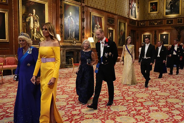 VK ontvangt president Trump en first lady Melania Trump voor staatsbezoek - dag twee