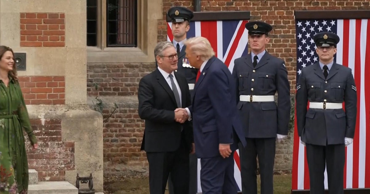 Trump meets with British prime minister to discuss trade, tech investments in U.K. visit