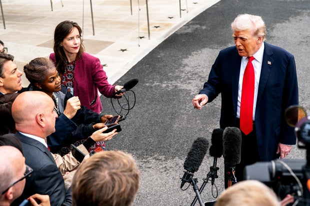 White House US President Donald Trump Departure 