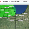 Scattered showers, thunderstorms with possible 40 mph wind gusts, flooding 