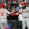 Phillies fall 4-3 against Diamondbacks; move 2 games back of last NL wild-card berth 