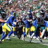 Jordan Davis seals Eagles' thrilling win over Rams 