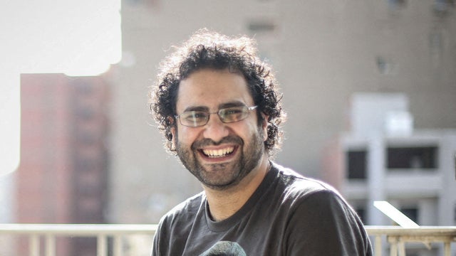 British-Egyptian national Alaa Abdel-Fattah poses for a photo in this undated handout image obtained by Reuters on Nov. 8, 2022. 