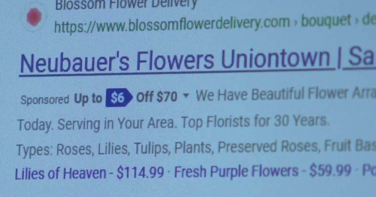 Flower shop says online business is impersonating it to deceive customers
