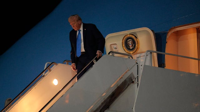 President Trump Arrives In New York For United Nations General Assembly 