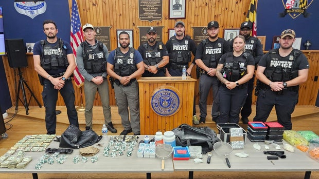 Drug Bust in Baltimore Maryland 