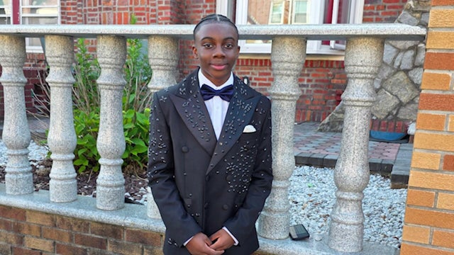 Sanjay Samuel before going to prom 