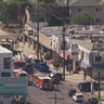 Man injured after 2 vehicles crash into building in Valley Glen 