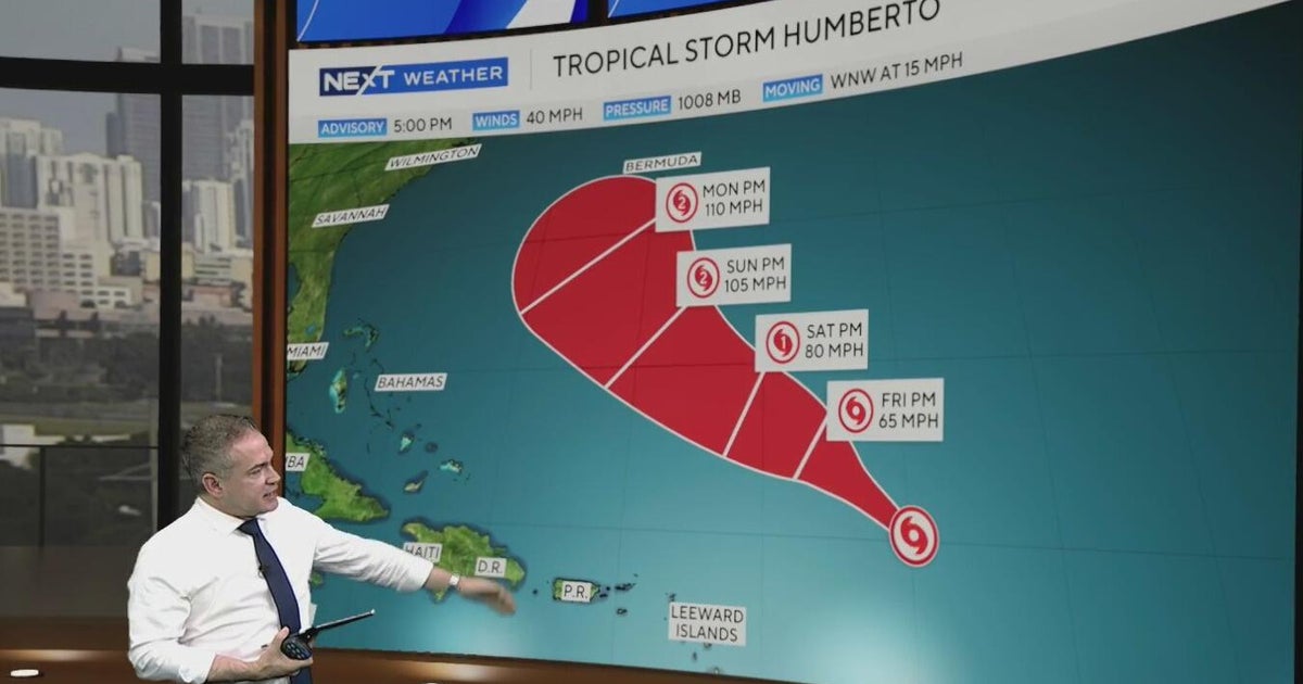 Tropical Storm Humberto forms in the Atlantic - CBS Miami